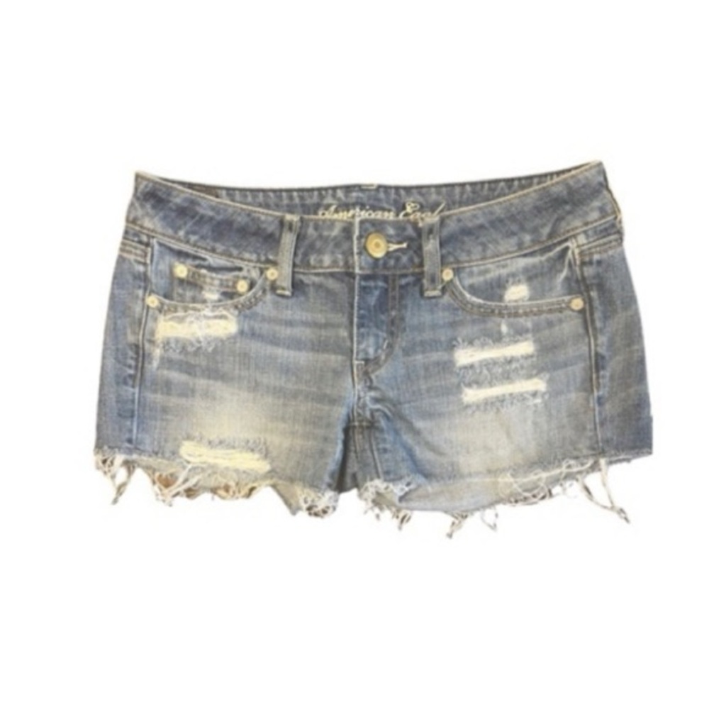 American Eagle Distressed Jean Shorts